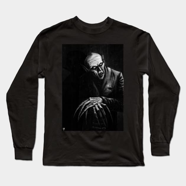 Nosferatu Long Sleeve T-Shirt by StefanoArtibani